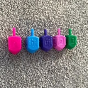 Plastic Colorful Dreidels
